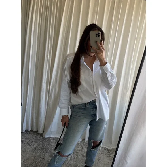 GISELE SHIRT — In White - Picture 9 of 10